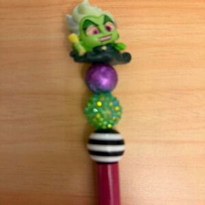 Ursula Beaded Pen – Disney Little Mermaid Villain Kawaii Novelty Ballpoint Pen